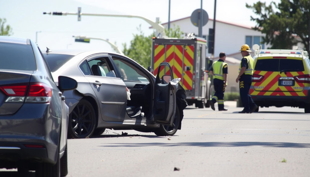 car accident scene in Arizona